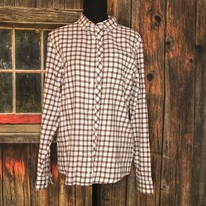 NWOT Men's element skateboards plaid flannel shirt Long Sleeve button up